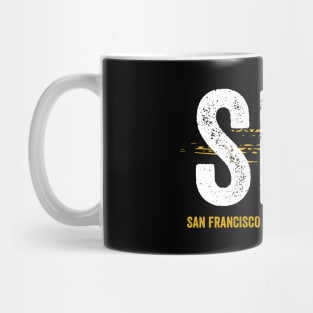 SFO Airport Code San Francisco International Airport Mug